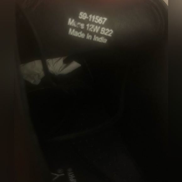 NWOT Black Leather Oxford Shoes Sleek Design - Picture 10 of 12